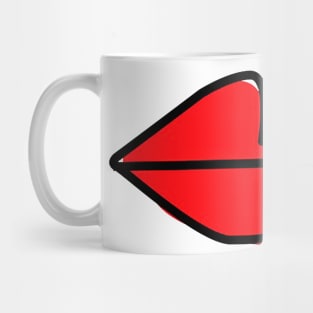 Red Lips As Seen On Villanelle - Killing Eve S2 Mug